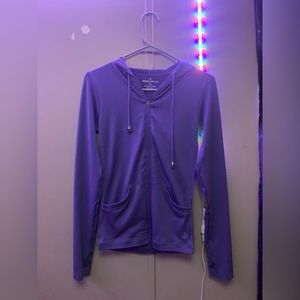 Purple Zip-Up Jacket